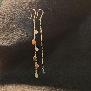 Solid 14k LANA dangle/duster earrings